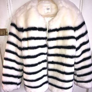 Faux fur coat
